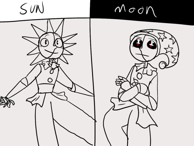 sun and moon - ibisPaint