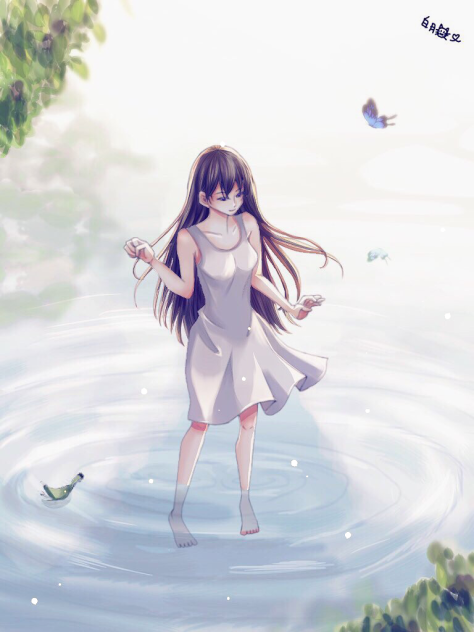 水の中