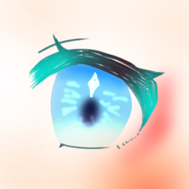 あくあちゃんのお目め塗り絵〜！