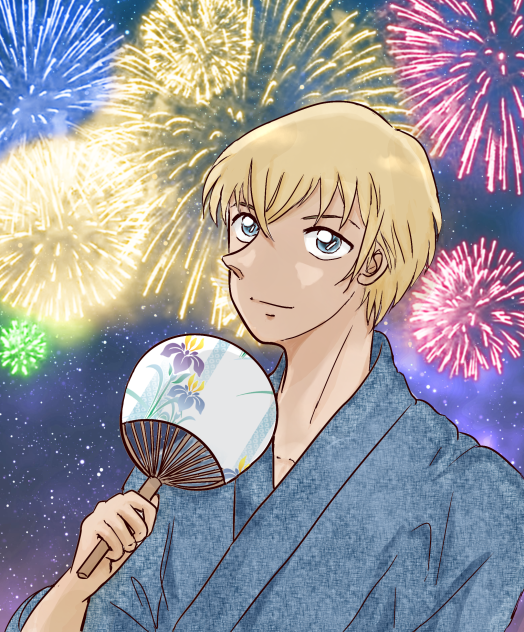 浴衣シリーズその4安室さん