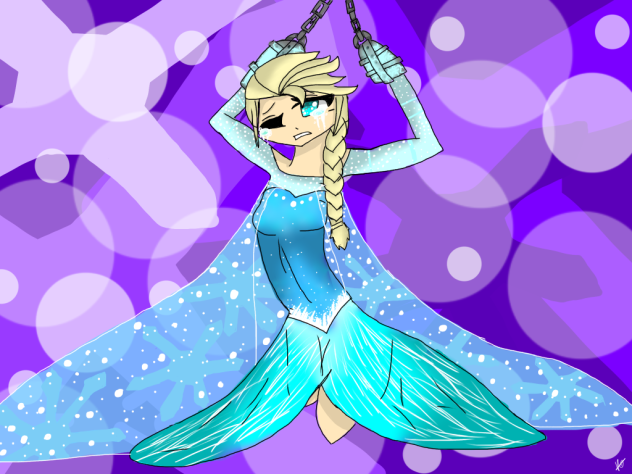Elsa the Ice queen (speed paint) - ibisPaint