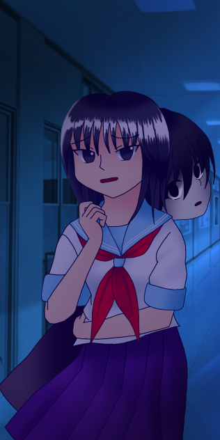 きつね怪談　　鏡