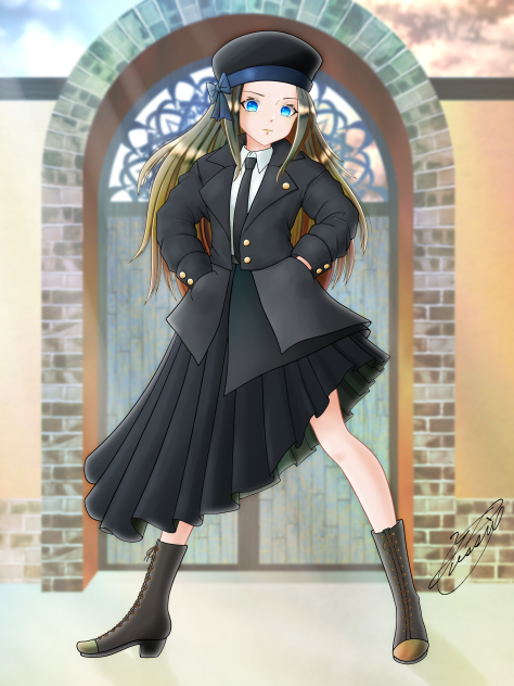 The girl who stands up