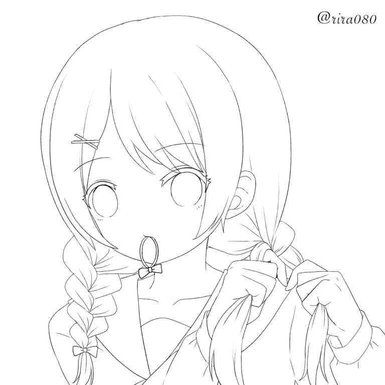 線画30 誰か塗ってくれる方いませんか？ - ibisPaint