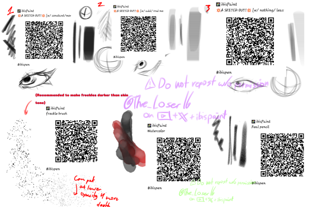 Epic mini brush pack woah - ibisPaint