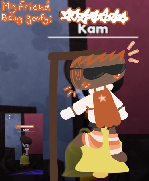 my goofy friend being cosmo