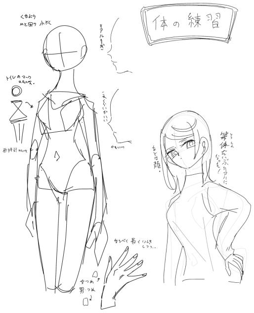 体の練習