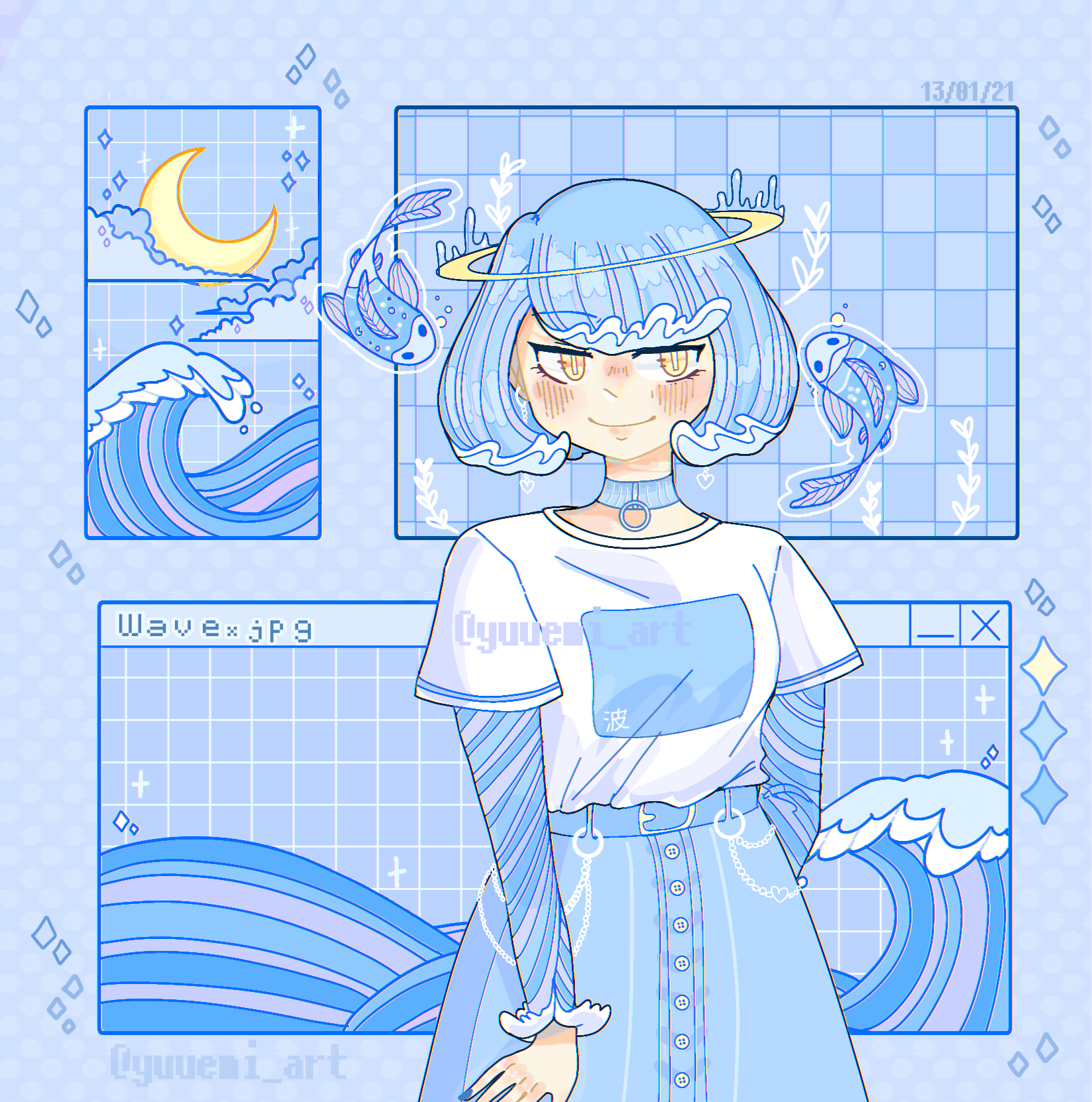 Wave 波 - ibisPaint