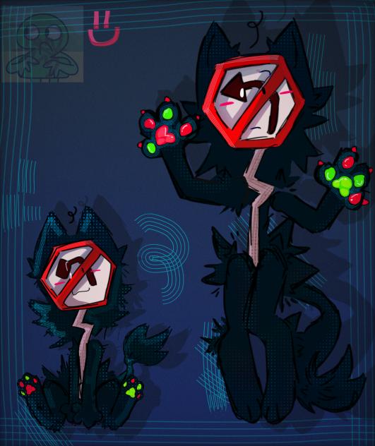 No turn stop sign - ibisPaint