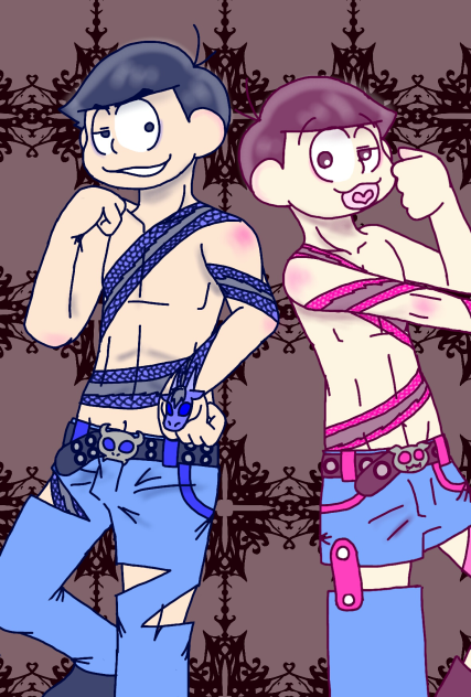 【六つ子】タトゥー松＠材木【自分絵】