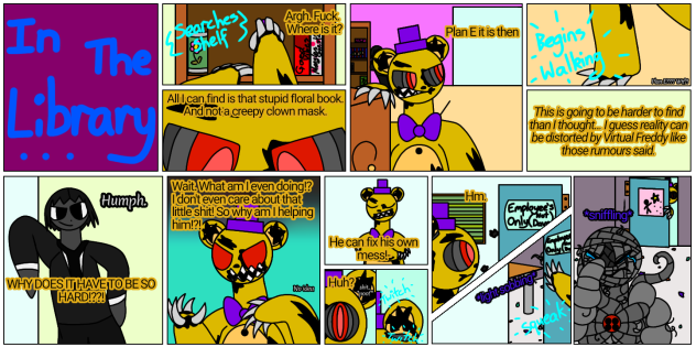 N-o Identity. p8 FNaF fanmade comic