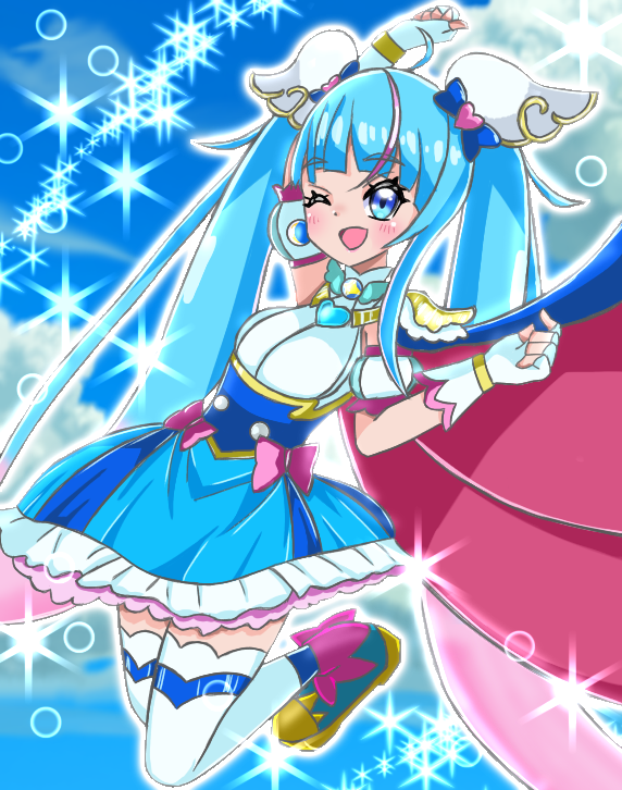 楽*様 プリキュア　キュアスカイ　タオル　411 Amazon.co.jp: キュアスカイ キュアプリズム SD フェイス タオル