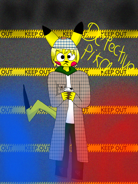 Detective pikachu fanart