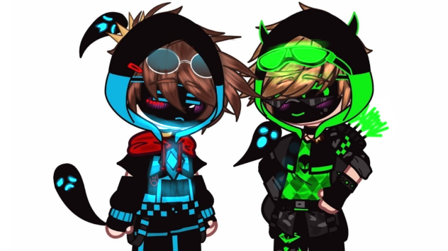 Dream and George cyberphunk