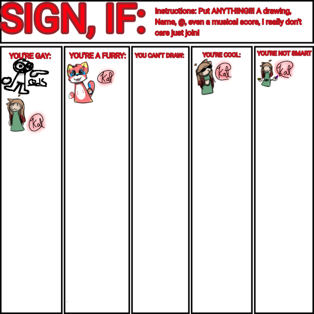 SIGN, IF