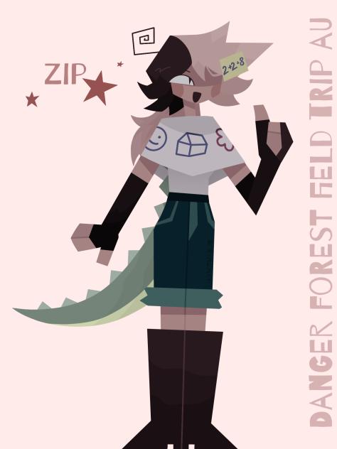 Zip - Danger Forest field trip AU