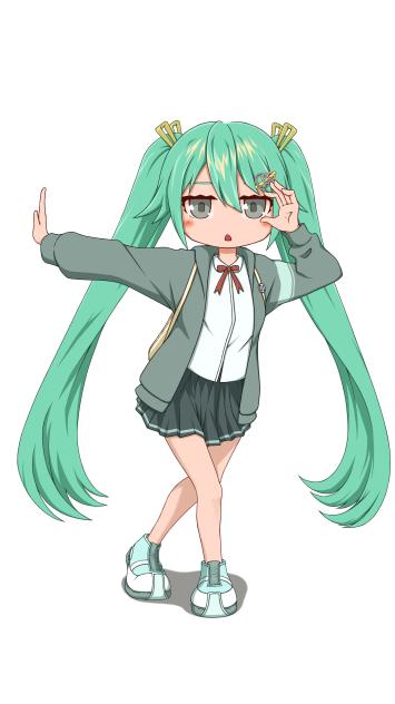 【I'm傍観者】feat.初音ミクMV用LIVE2Dイラストパーツ