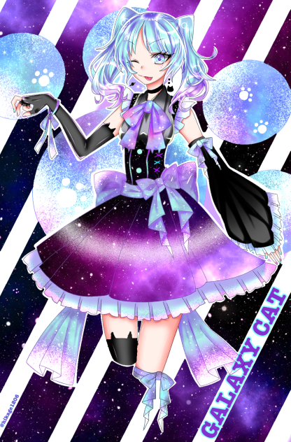 GALAXY CAT - ibisPaint