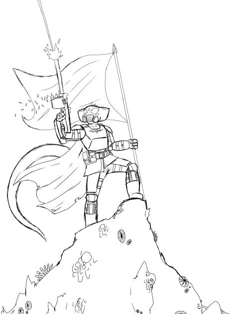 WIP Kyle if he was a Helldiver