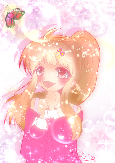 ピンクな女の子