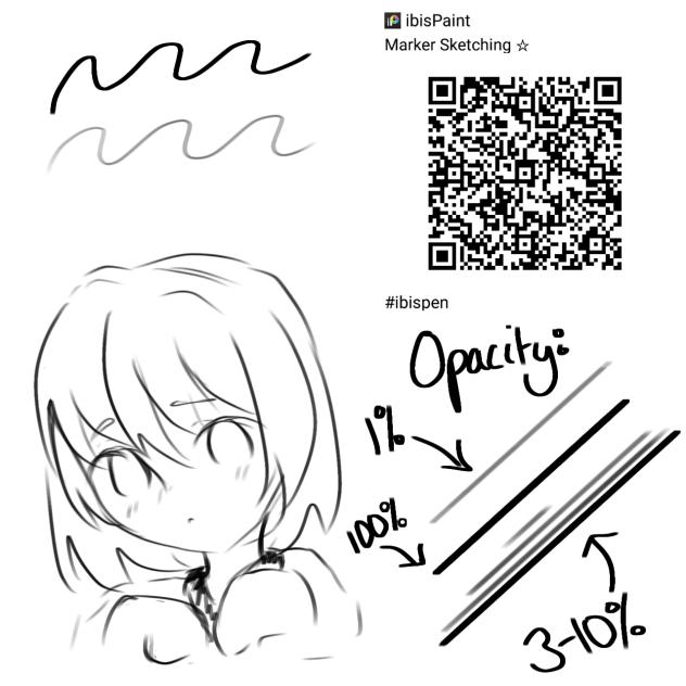 Sketching or Lineart Marker Brush ☆