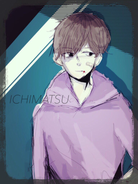 自分絵一松