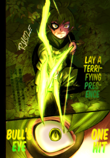 Coloring manga page 2