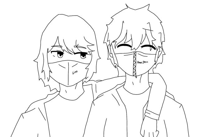 me and hani1exx sketch