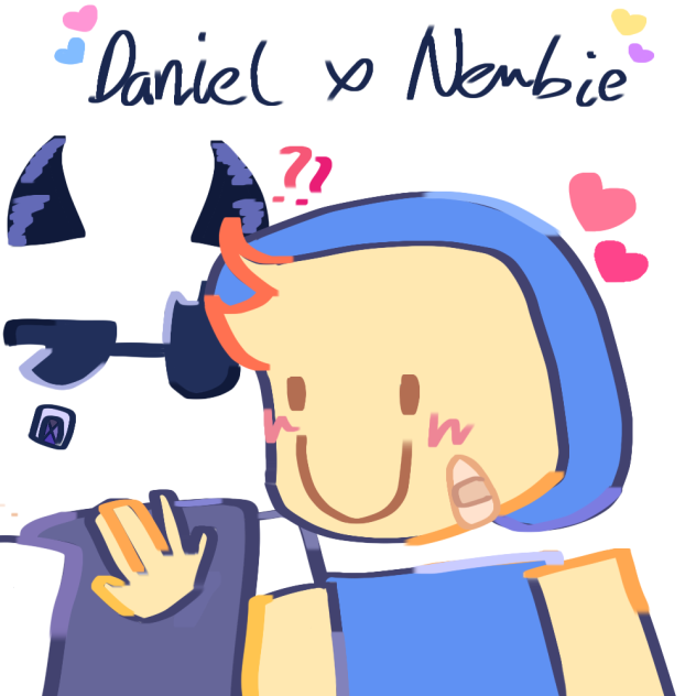 My friend Daniel and Newbie - ibisPaint