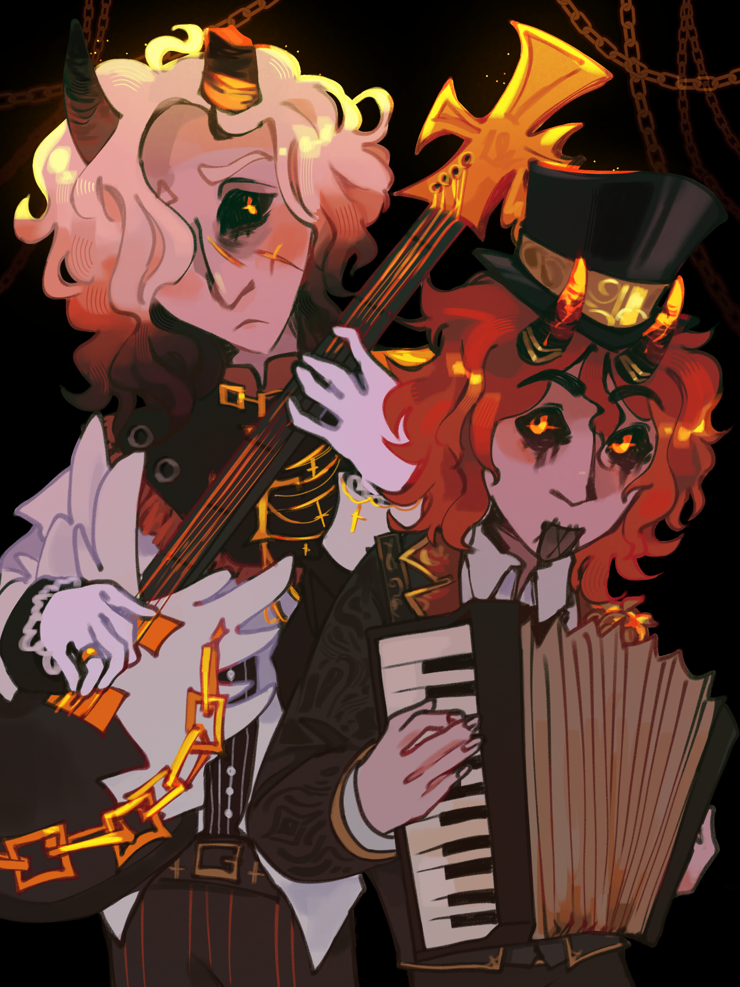keyboard and guitar !!!!! - ibisPaint