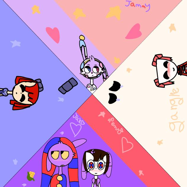 TADC Pomni And Jax Drawing