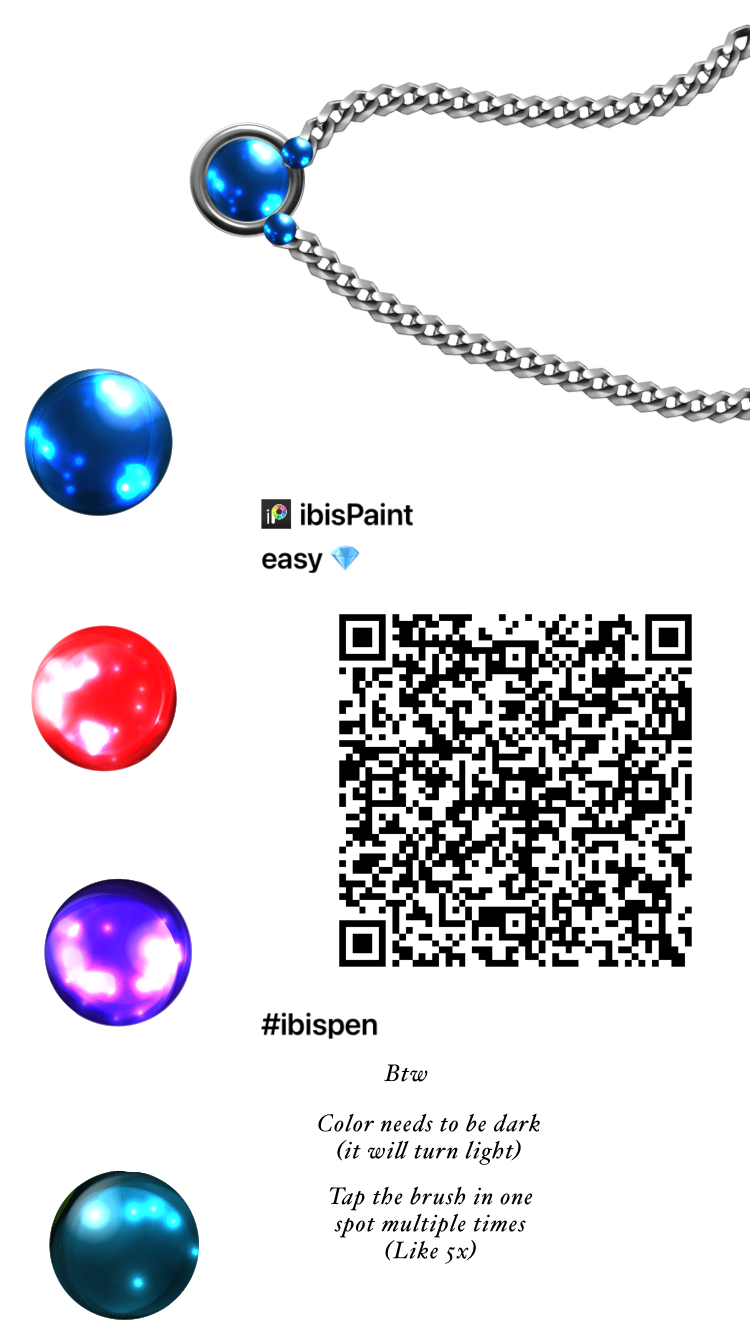Easy 💎 paintbrush QR code - ibisPaint