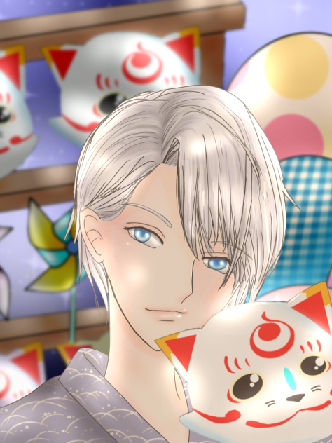 「どうかしたかな？ そんなにまじまじと見て」