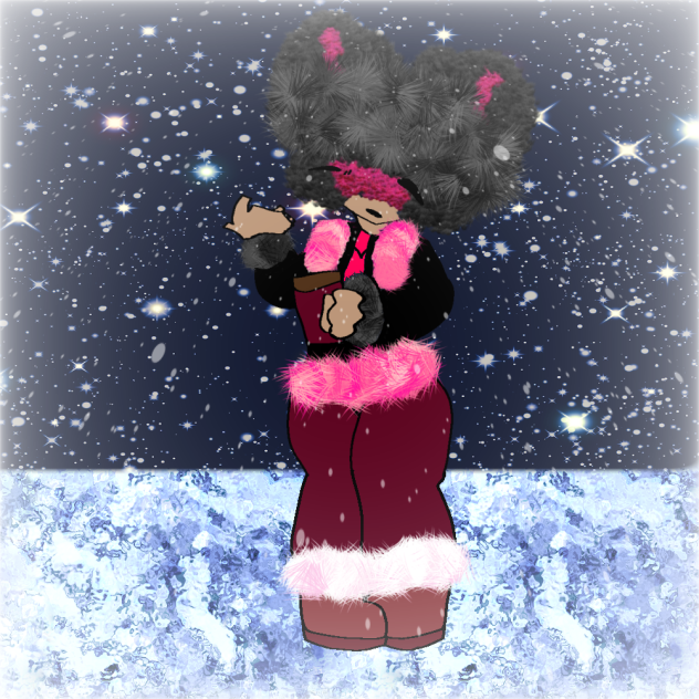 A girl with hot coco