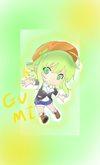 GUMIちゃん塗らせていただきました。