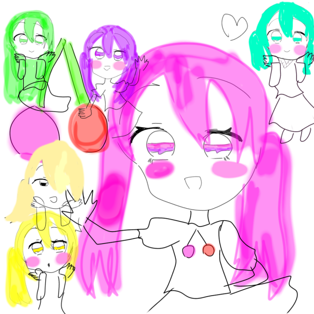 さくらんぼちゃんとこびとさんたち