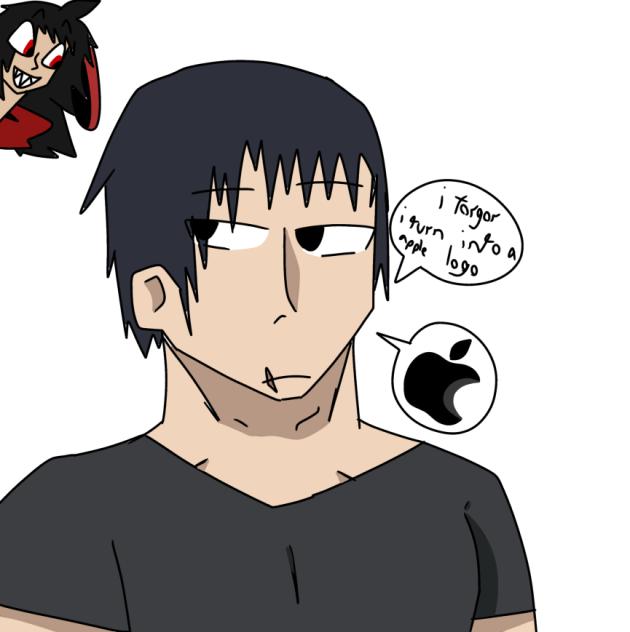 toji realized his death was apple logo💀