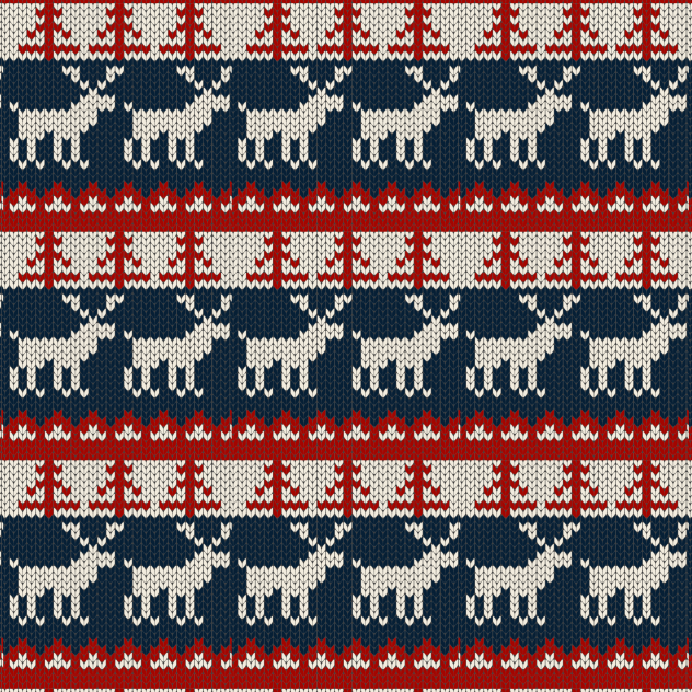 Knitted Christmas Pattern