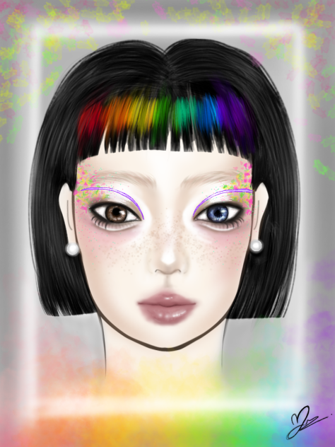 🌈 👧🏻 - ibisPaint