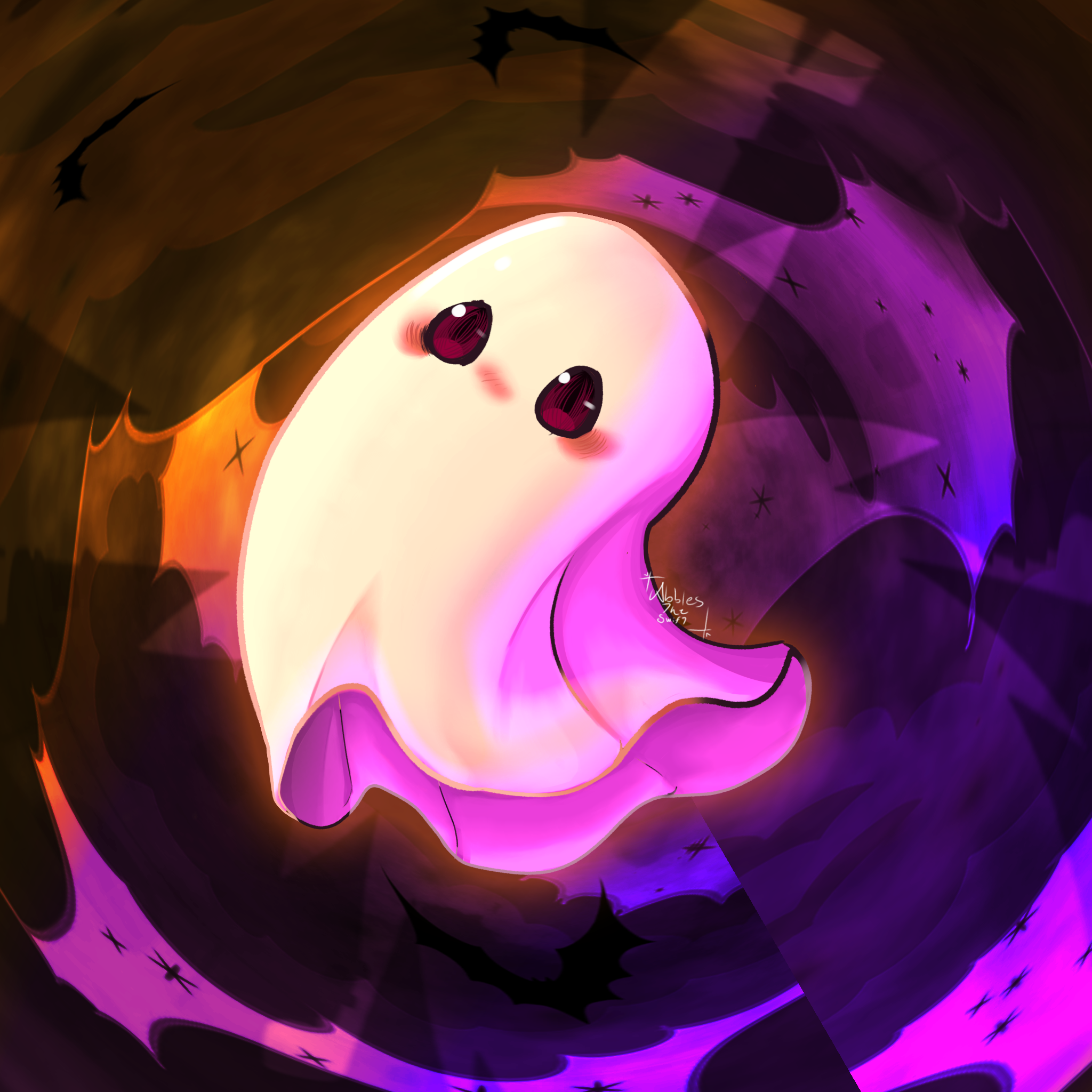 No thoughts just ghost - ibisPaint