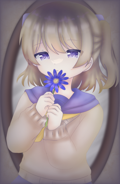 Blue daisy  ファンアート🎗