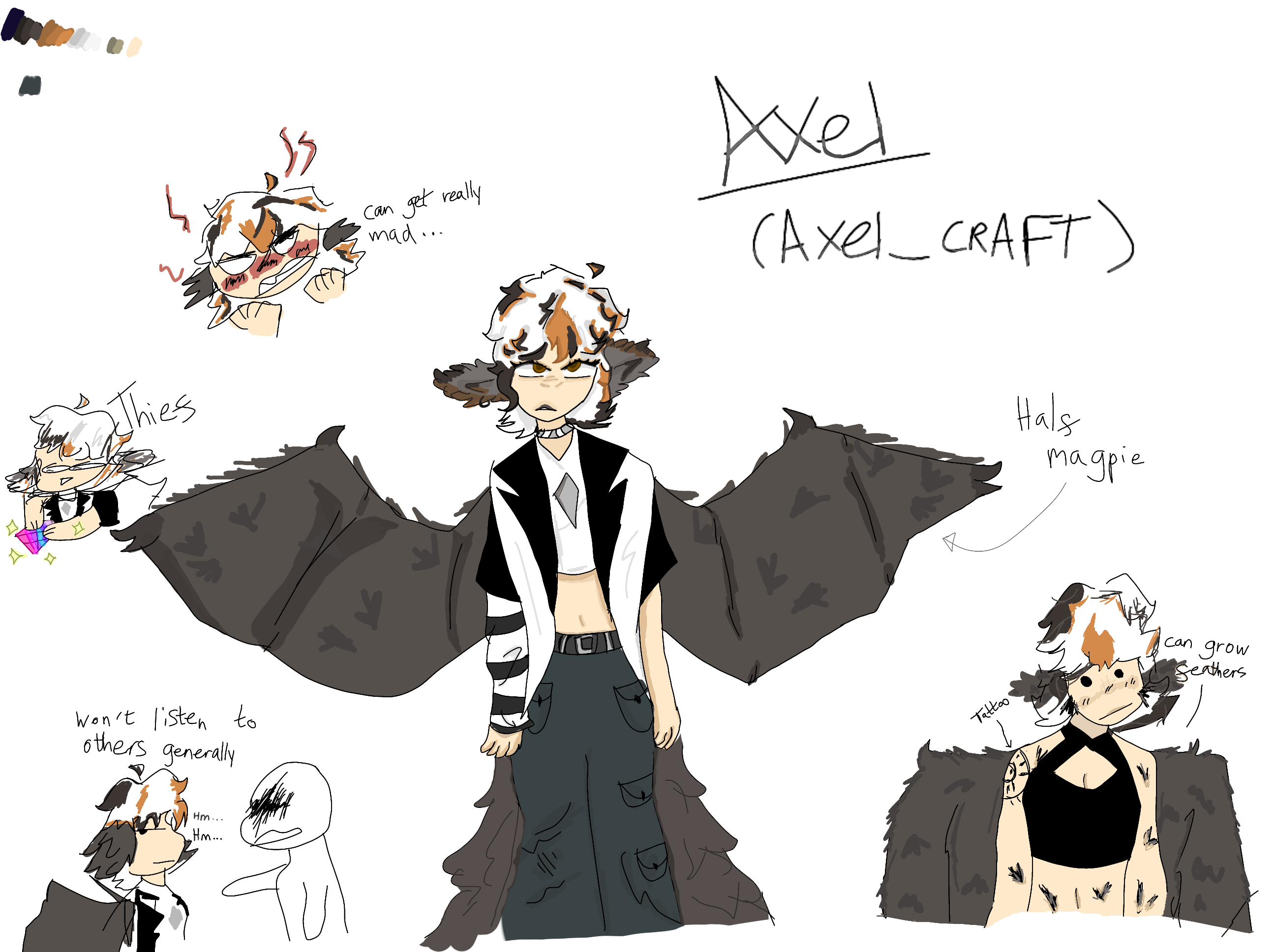 My OC ref sheet - ibisPaint