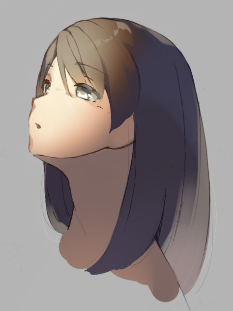 暇すぎて女の子描きました2