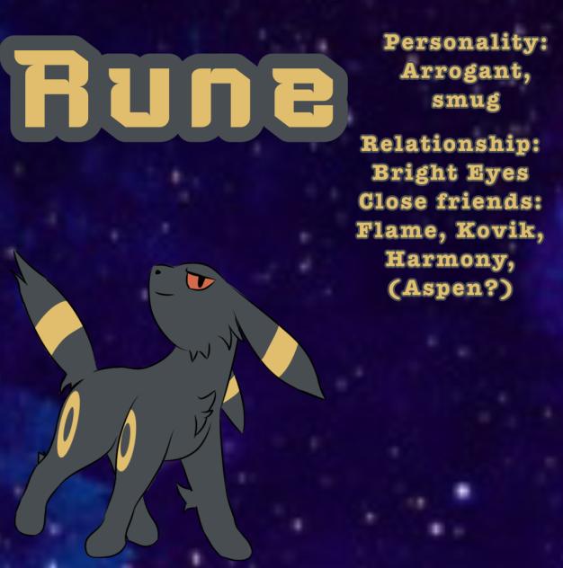 Rune~ Eeveelution oc