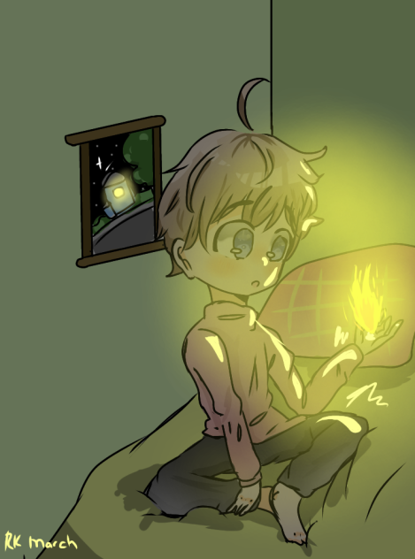 Boy on fire speedpaint - ibisPaint