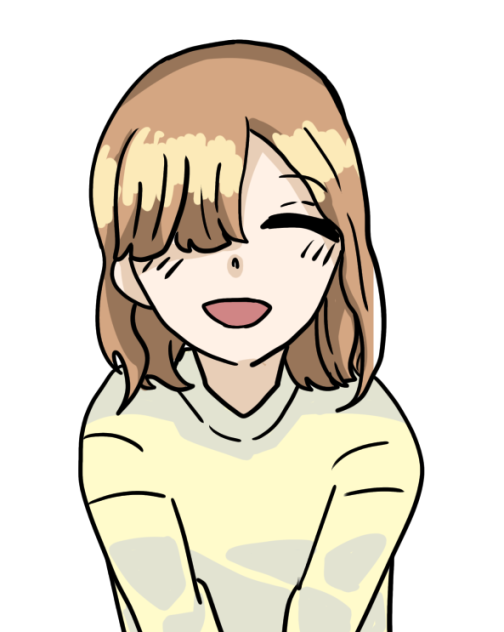 ひいひいさん立ち絵 笑顔差分