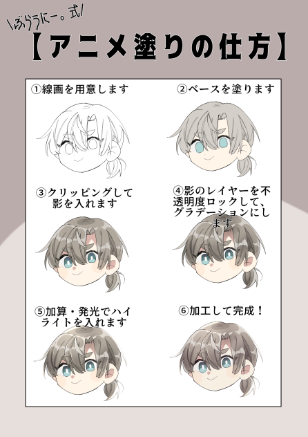 アニメ塗り