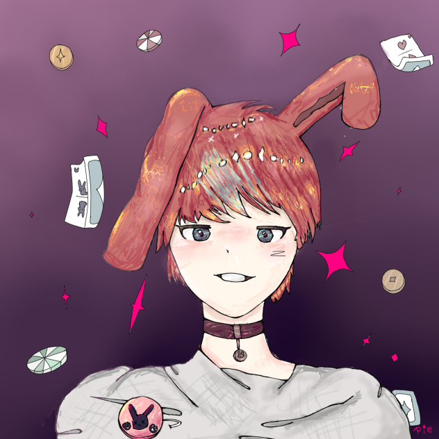 red bunny - ibisPaint