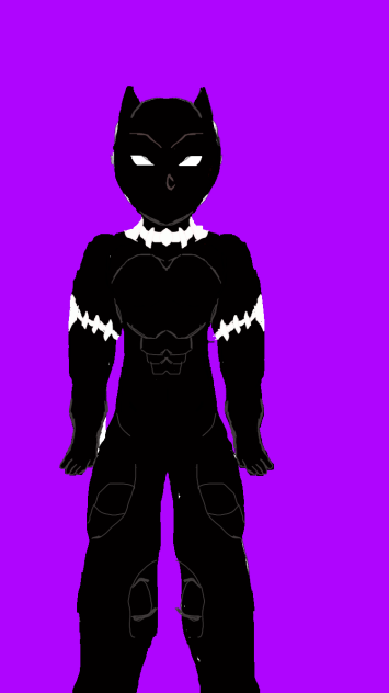 Marvel black panther concept drawing