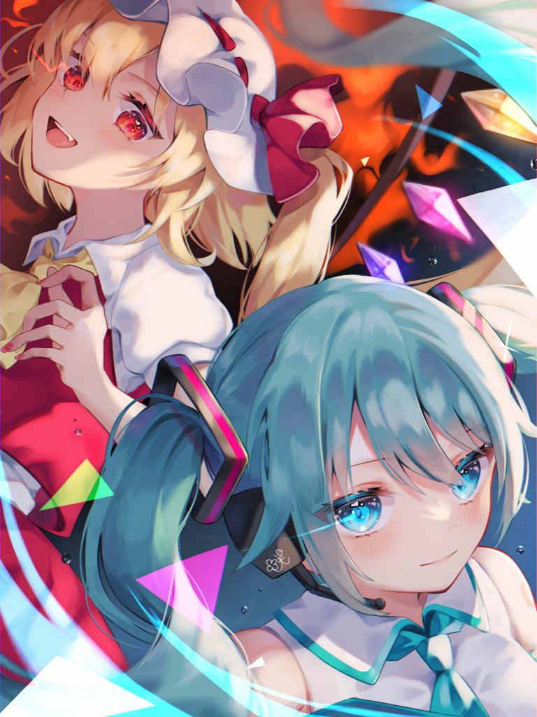 初音ミク×フランドール・スカーレット - ibisPaint